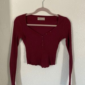 Urban Outfitters burgundy top